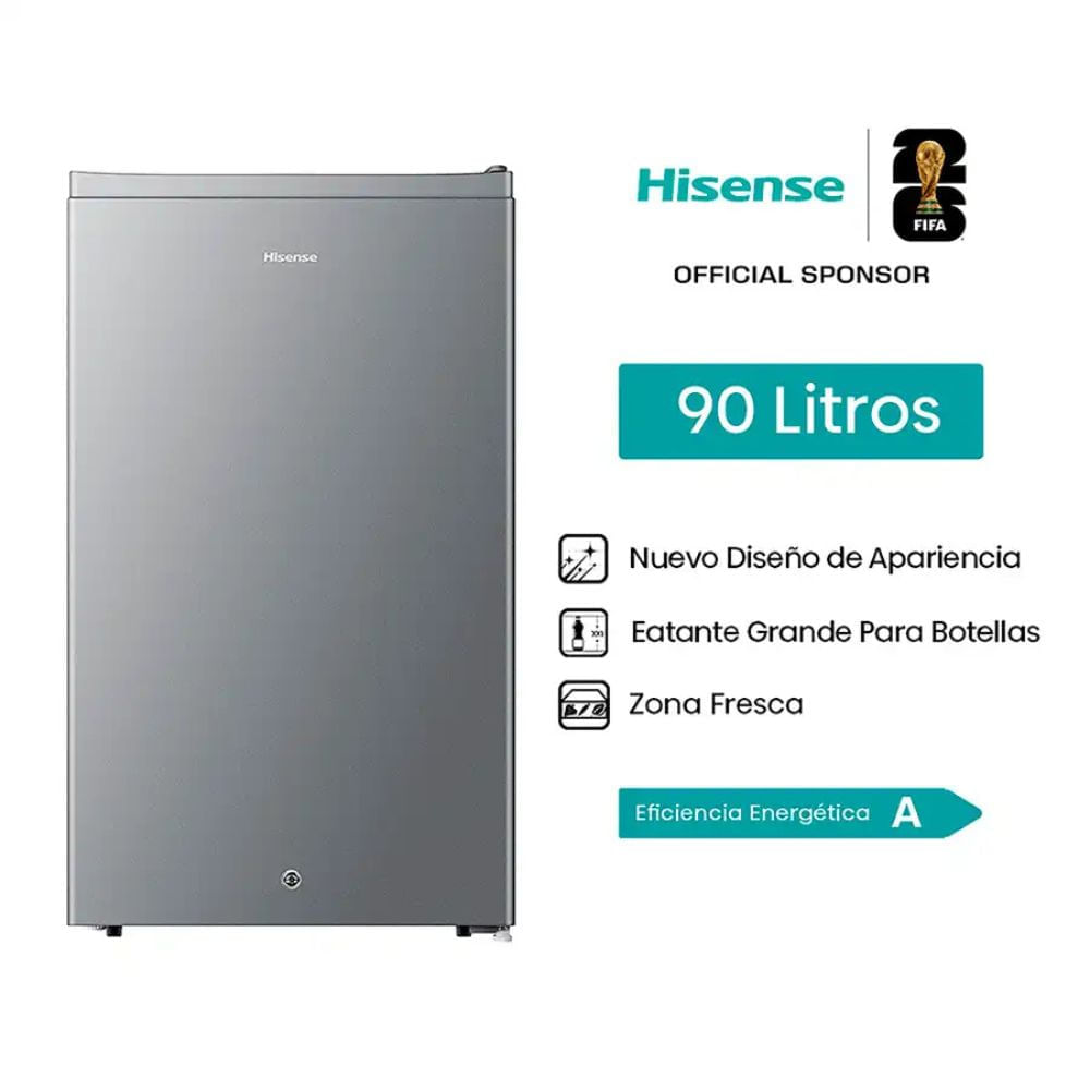 Frigobar Hisense 90L RR121H S/D Gris