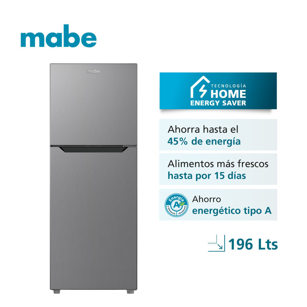 Refrigeradora Mabe 196L RMN220PVPRX0 Sin Dispensador Inox