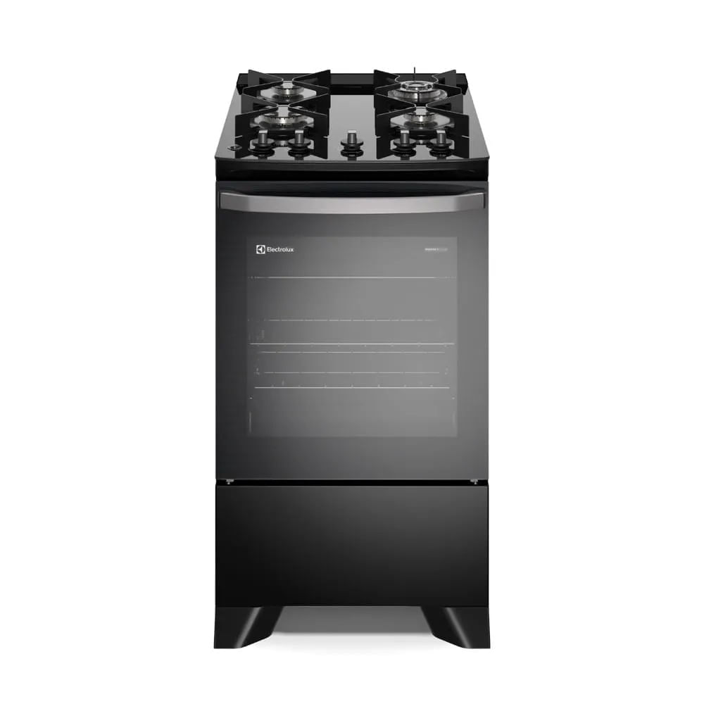 Cocina Gas Electrolux FE4GP4H 20" Negro 4 Hornillas