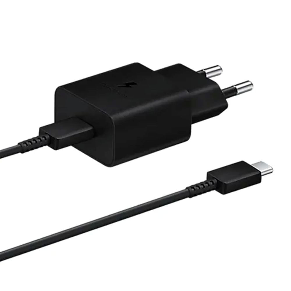 Cable Tipo C + Adaptador 15W Samsung EP-T1510XBEGWW Negro
