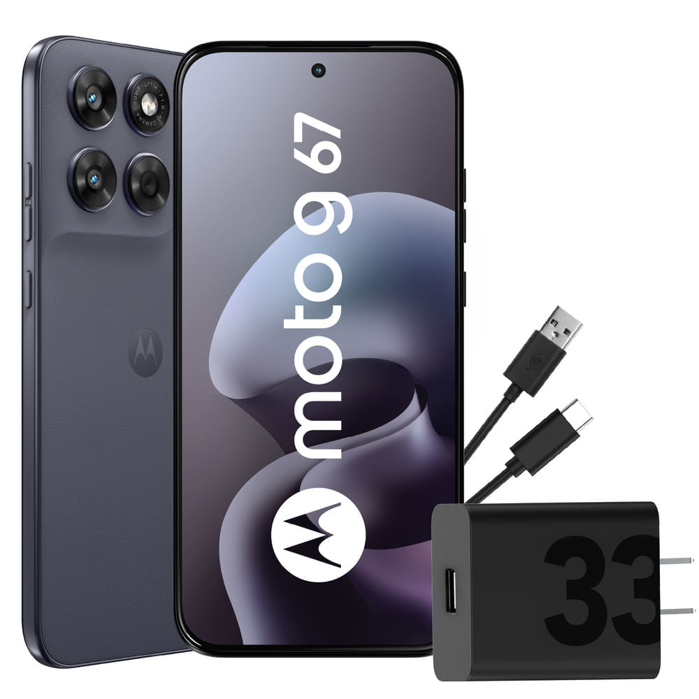 Celular Motorola Moto G67 256GB 4GB RAM 50MP gris