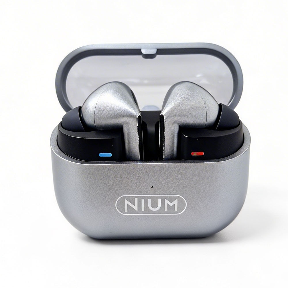 Audífonos TWS In Ear Bluetooth ANC Nium 6001 Grafito