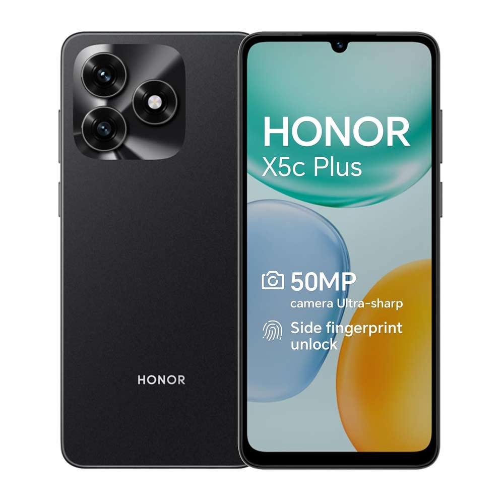 Celular Honor X5c Plus 256GB 4GB RAM cámara 50MP negro