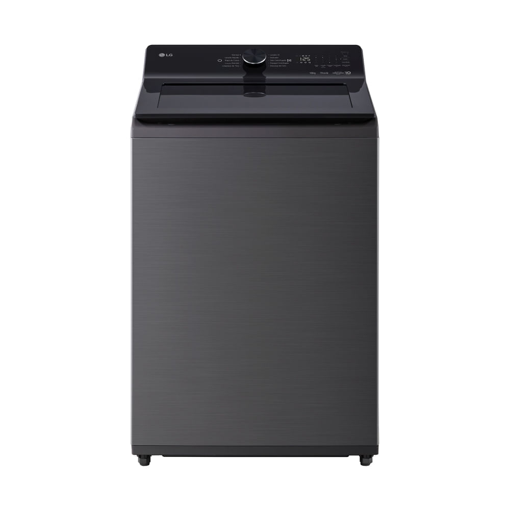Lavadora Automática LG WT18PBTX 18Kg carga superior negro