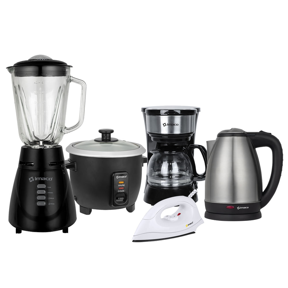 Pentacombo Imaco Licuadora + Olla Arrocera + Hervidor + Cafe