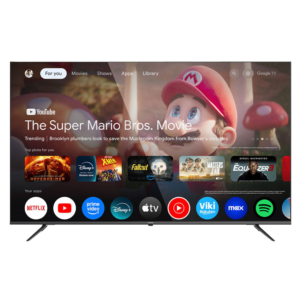 Televisor smart Aiwa 70" 4K UHD QLED Google TV AW-70B4QFG