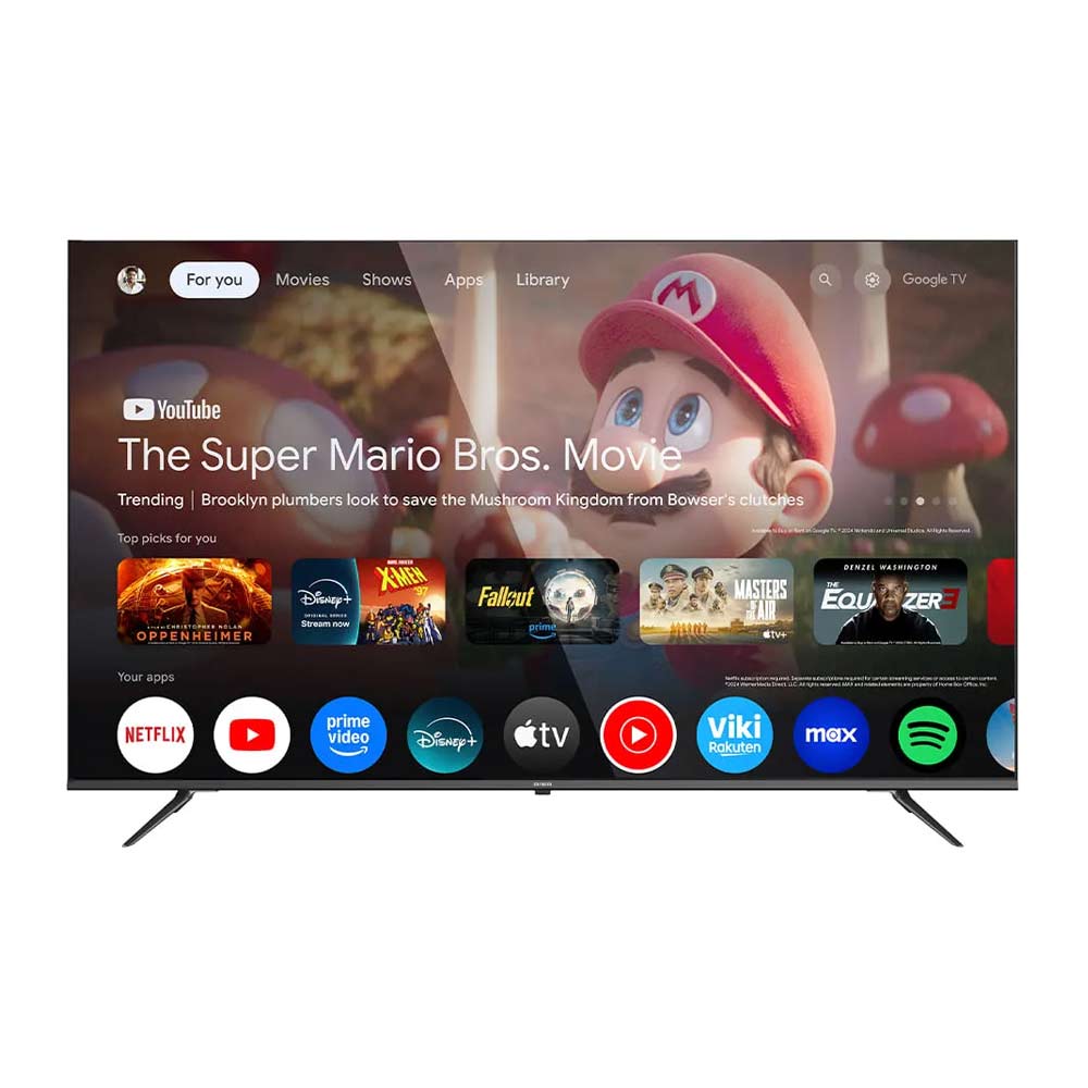 Televisor smart Aiwa 65" 4K UHD QLED Google TV AW65B4QSFG